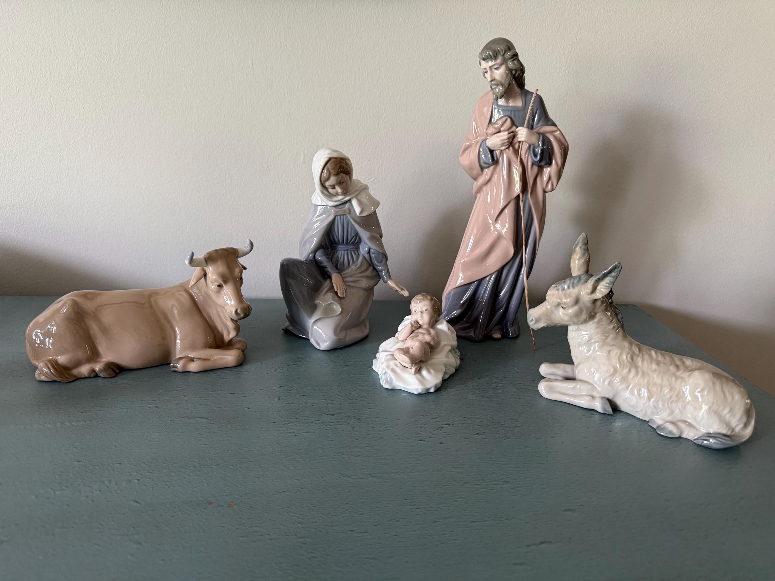 Lladro Nativity Set Vintage - Etsy