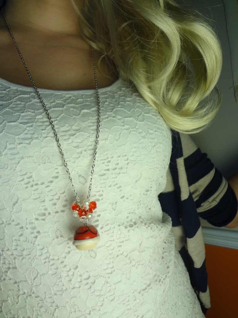 Koopa Troopa Red S Super Mario Pendant Necklace On Silver Image 0