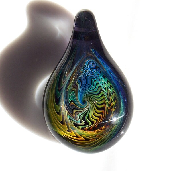 Gold and Silver Fumed Wig Wag Pendant