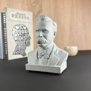 FRIEDRICH NIETZSCHE | Premium Beton Büste | Deutscher Philosoph, Dichter, Übermensch