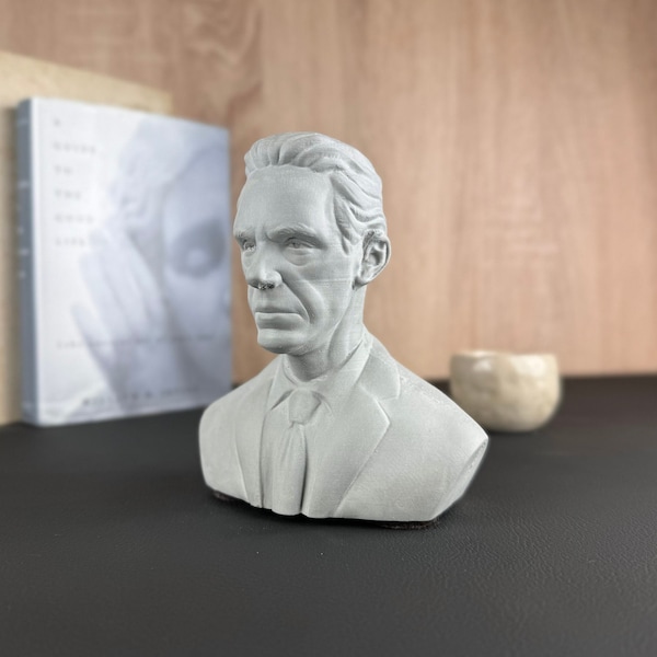 JORDAN PETERSON Beton Büste, Kanadische Professor Statue, Biologie Geschenk, Philosoph Geschenk