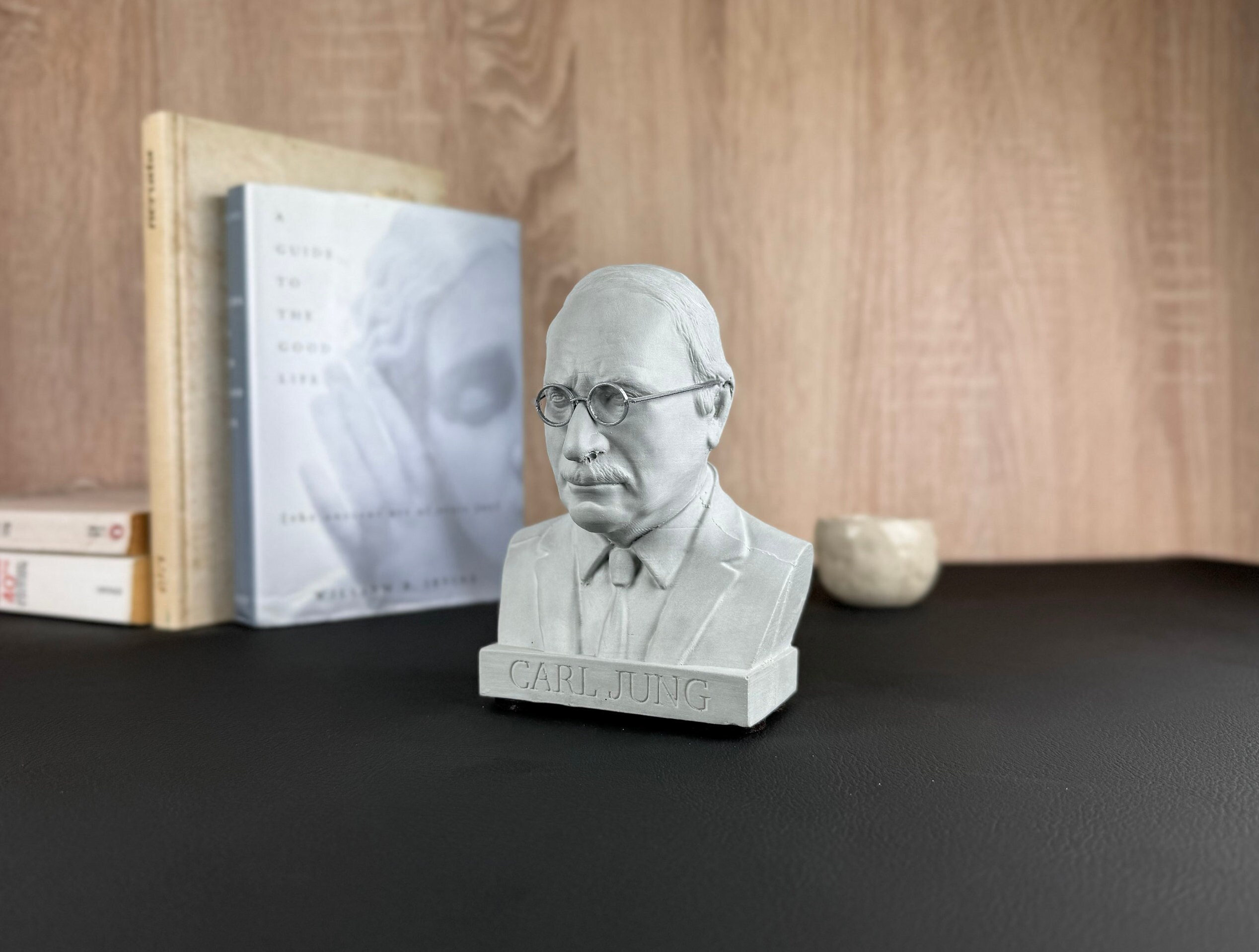 Carl Jung Premium Concrete Bust | Psychoanalyst Pioneer Psychology Gift