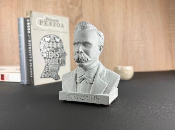 FRIEDRICH NIETZSCHE | Premium Concrete Bust | German Philosopher, Composer, Poet, Übermensch