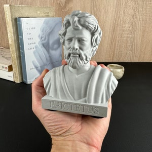 EPICTETUS Premium Heavy Concrete Bust Ancient Greek Stoic Philosopher epictetus-premium-heavy-concrete-bust-ancient-greek-stoic-philosopher