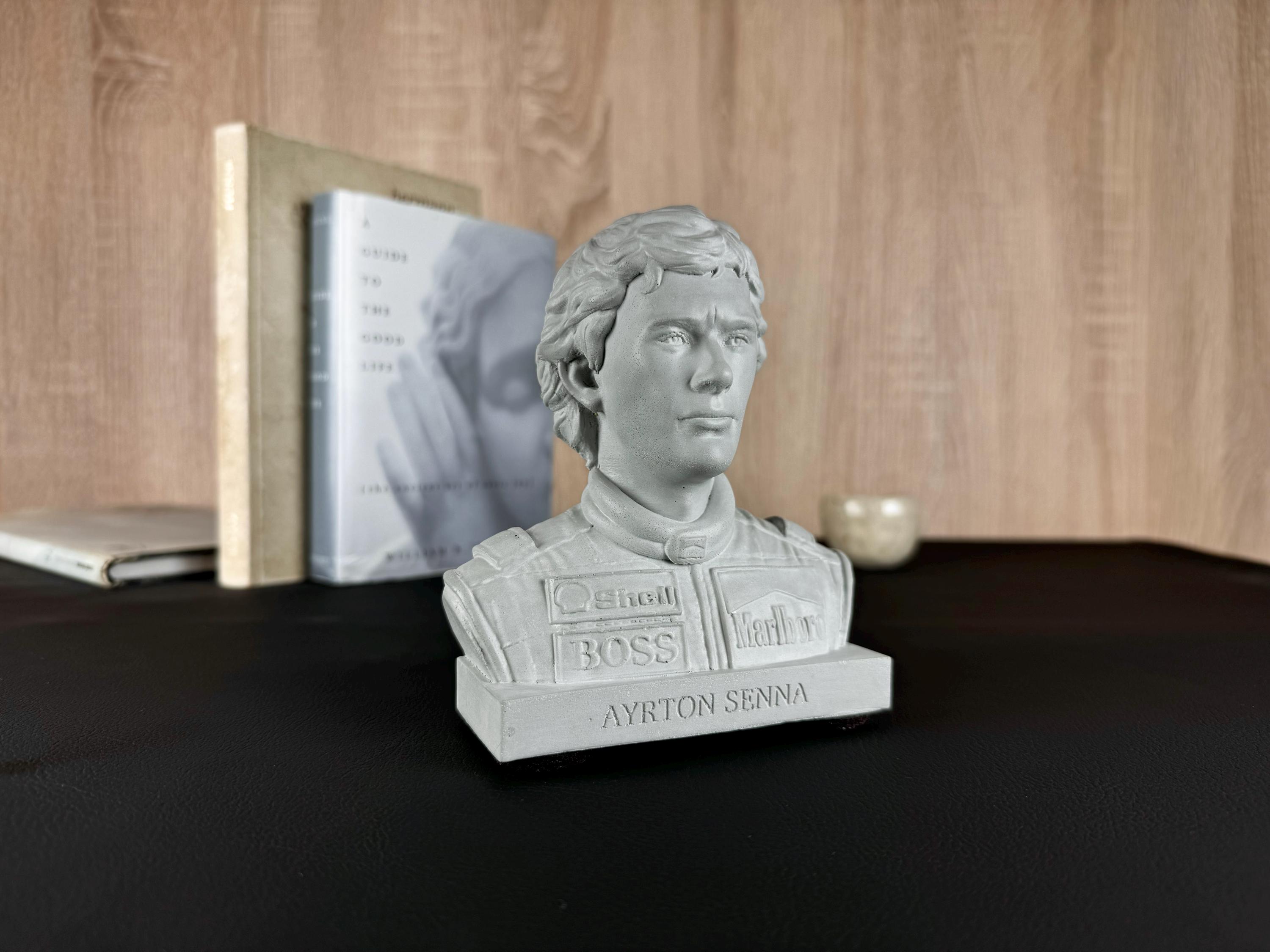 【A・セナ】AYRTON SENNA FINE ART STATUE Fine Art Statue Ayrton Senna -50th Birthday- - HobbySearch