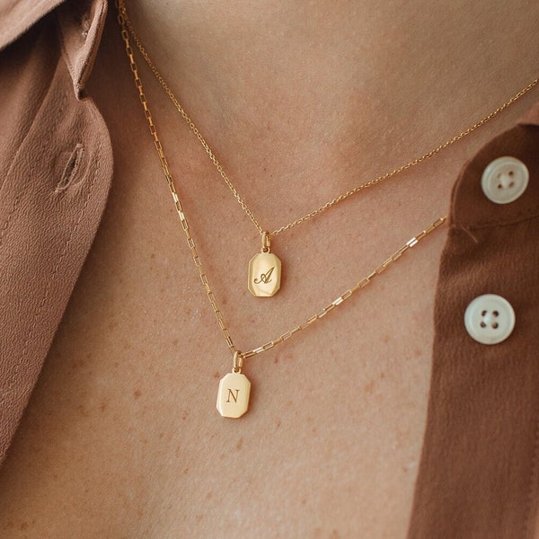 Initial Dog Tags Etsy