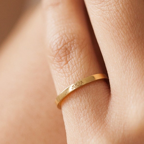 Engraved Ring - Etsy