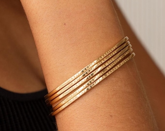 Dainty Cuff Engraved Bracelet - Custom Name Jewelry - Meaningful Gift for Her | Grace Personalized