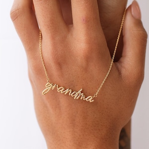Grandma Script Necklace by GracePersonalized - Gift for Grandma - Mother&#39;s Day Gifts *B0037-E01*