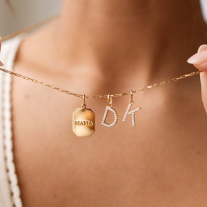 【Grace Personalized】ELENA INITIALネックレス GracePersonalized - Etsy