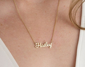 Custom Name Necklace by GracePersonalized - Custom Script Name Necklace - Personalized Name Necklace - Gift for Moms *NORA NECKLACE*