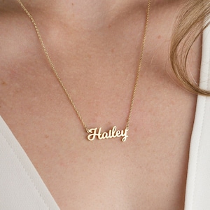 Custom Name Necklace by GracePersonalized Custom Script Name Necklace Personalized Name Necklace Gift for Moms NORA NECKLACE image 1