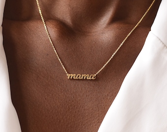 Mama Script Necklace by GracePersonalized - Gift for Mom - Mother&#39;s Day Necklace - New Mom Gift | Ready-To-Ship *B0033-E06*
