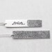 Actual Fingerprint Bar Necklace -  Personalized Fingerprint Necklace - Memorial Jewelry - Meaningful Mother's Day Gifts - #PN24