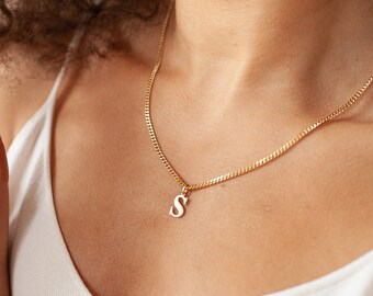 Name Necklace Sterling Silver Personalized Necklace Initial Charm Silver Necklace Custom Engraved Personalized MothersDay Necklace