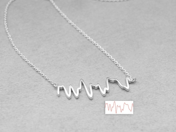 Actual heartbeat best sale necklace