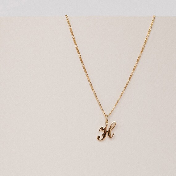 script monogram necklace featured at