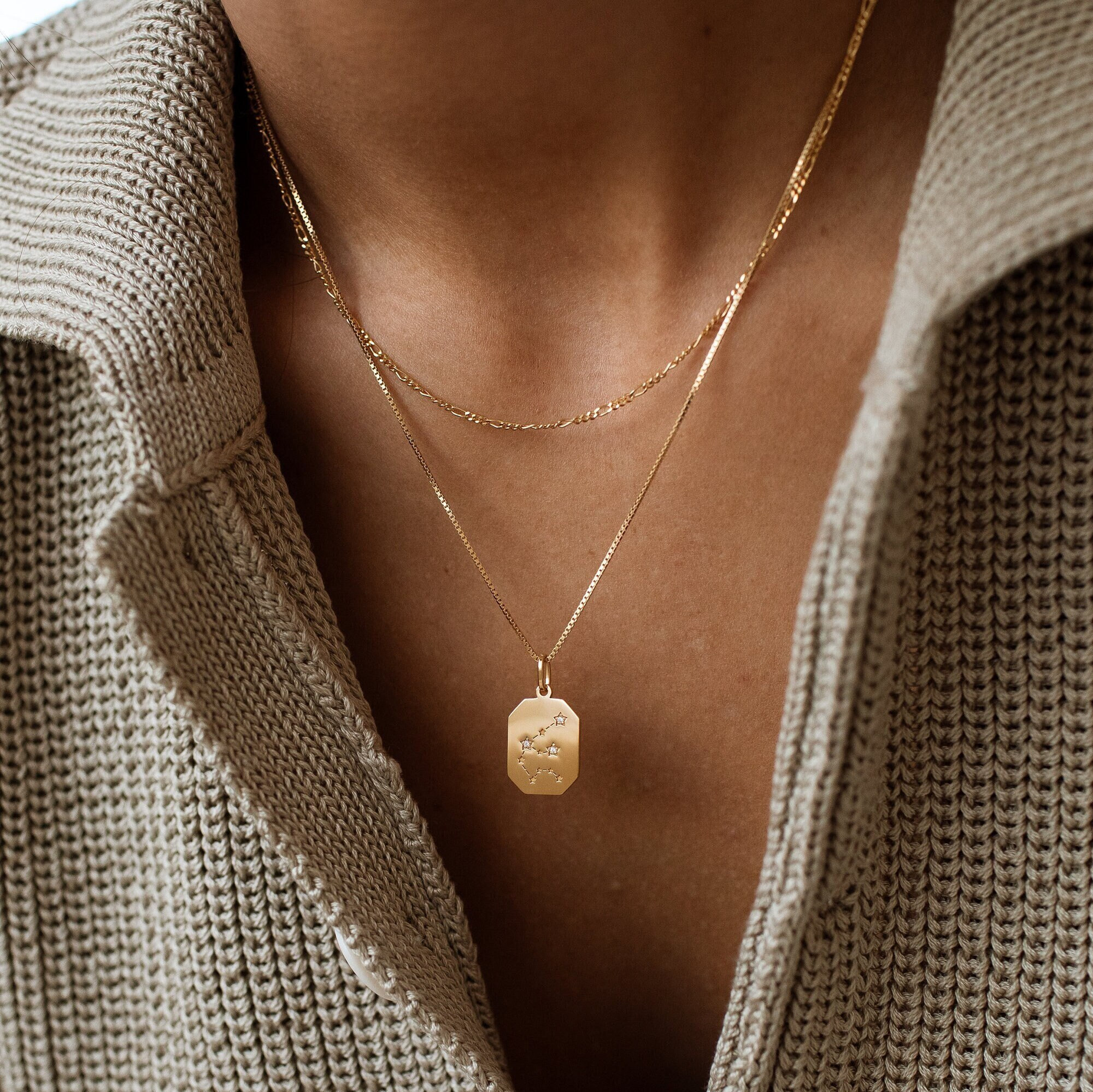 【Grace Personalized】ELENA CONSTELLATIONネックレス Engraved Constellation Necklace by Gracepersonalized