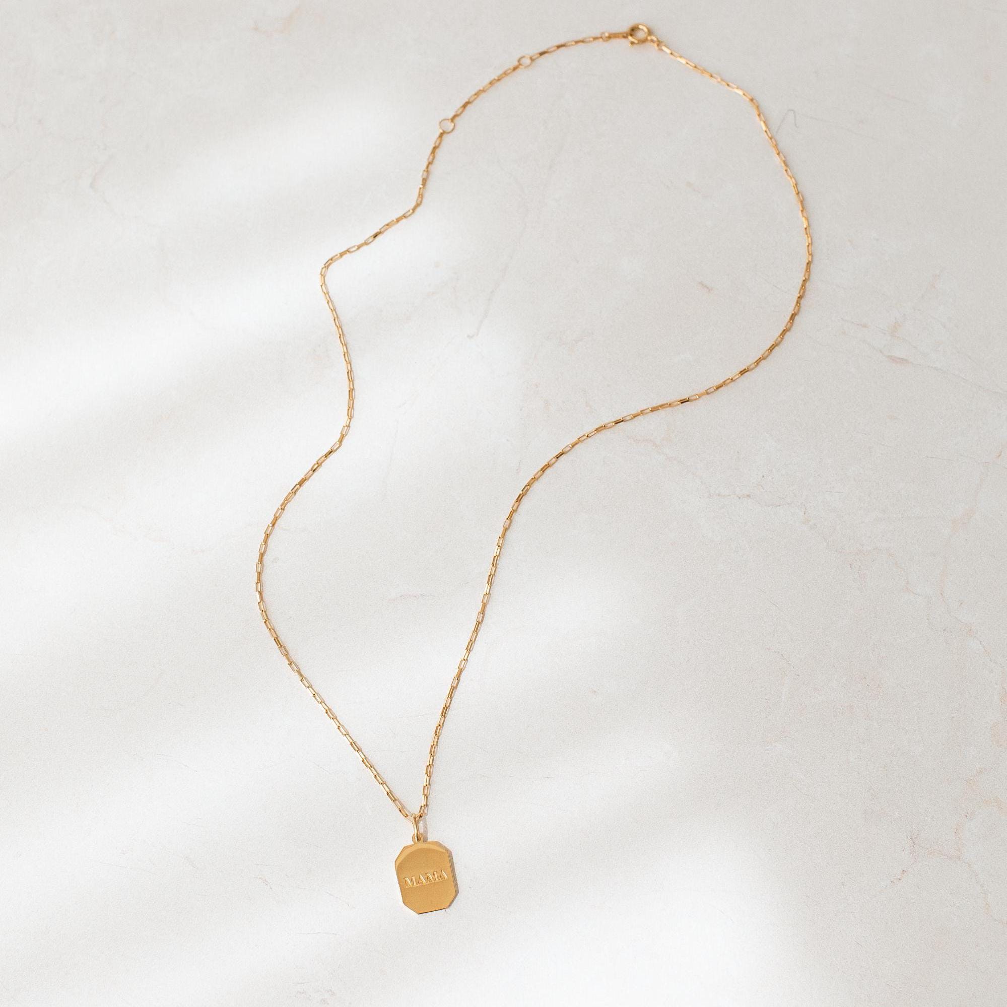 【Grace Personalized】ELENA AFFIRMATIONネックレス Engraved Affirmation Pendant Necklace by Gracepersonalized