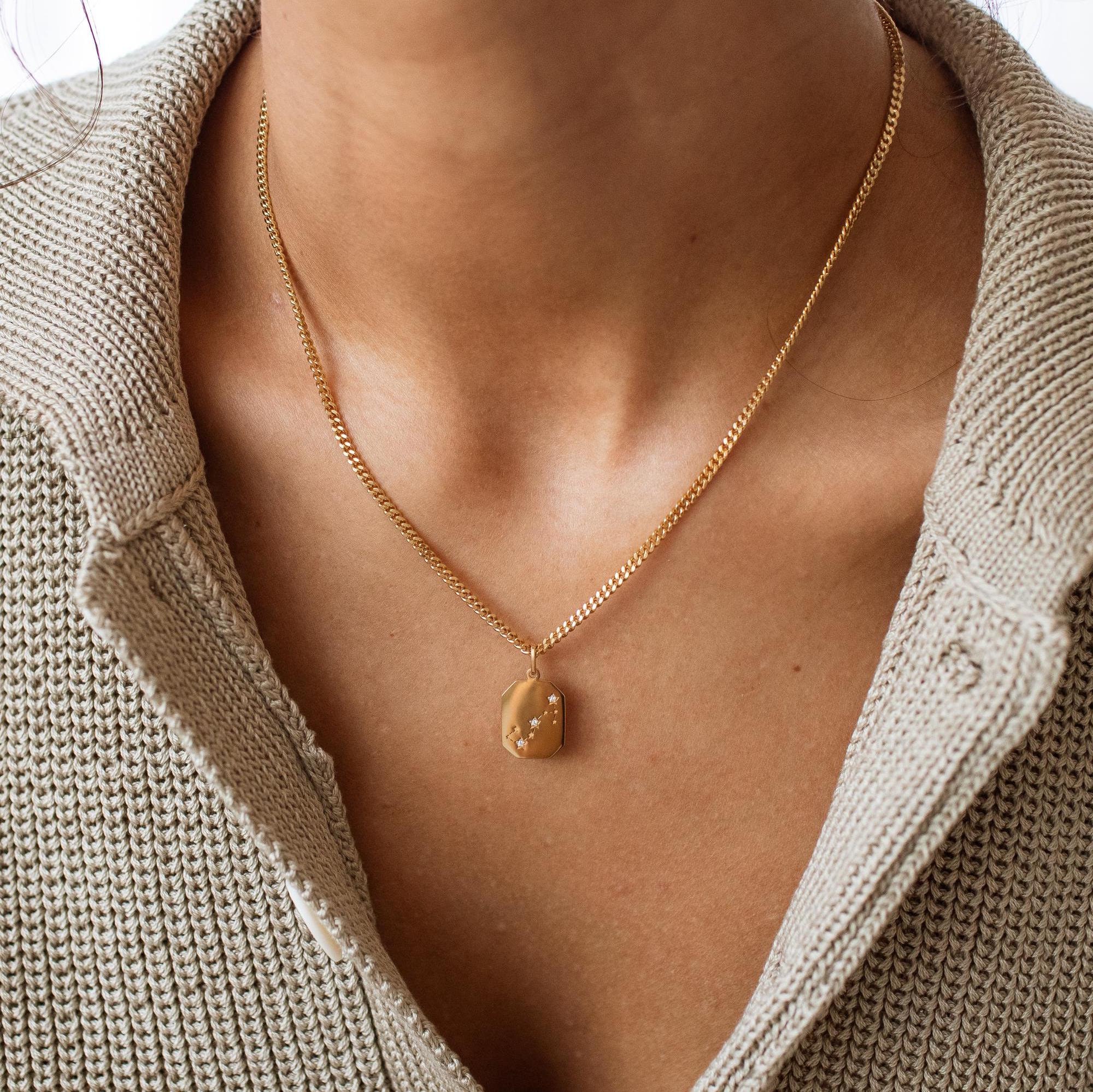 【Grace Personalized】ELENA CONSTELLATIONネックレス Engraved Constellation Necklace by Gracepersonalized