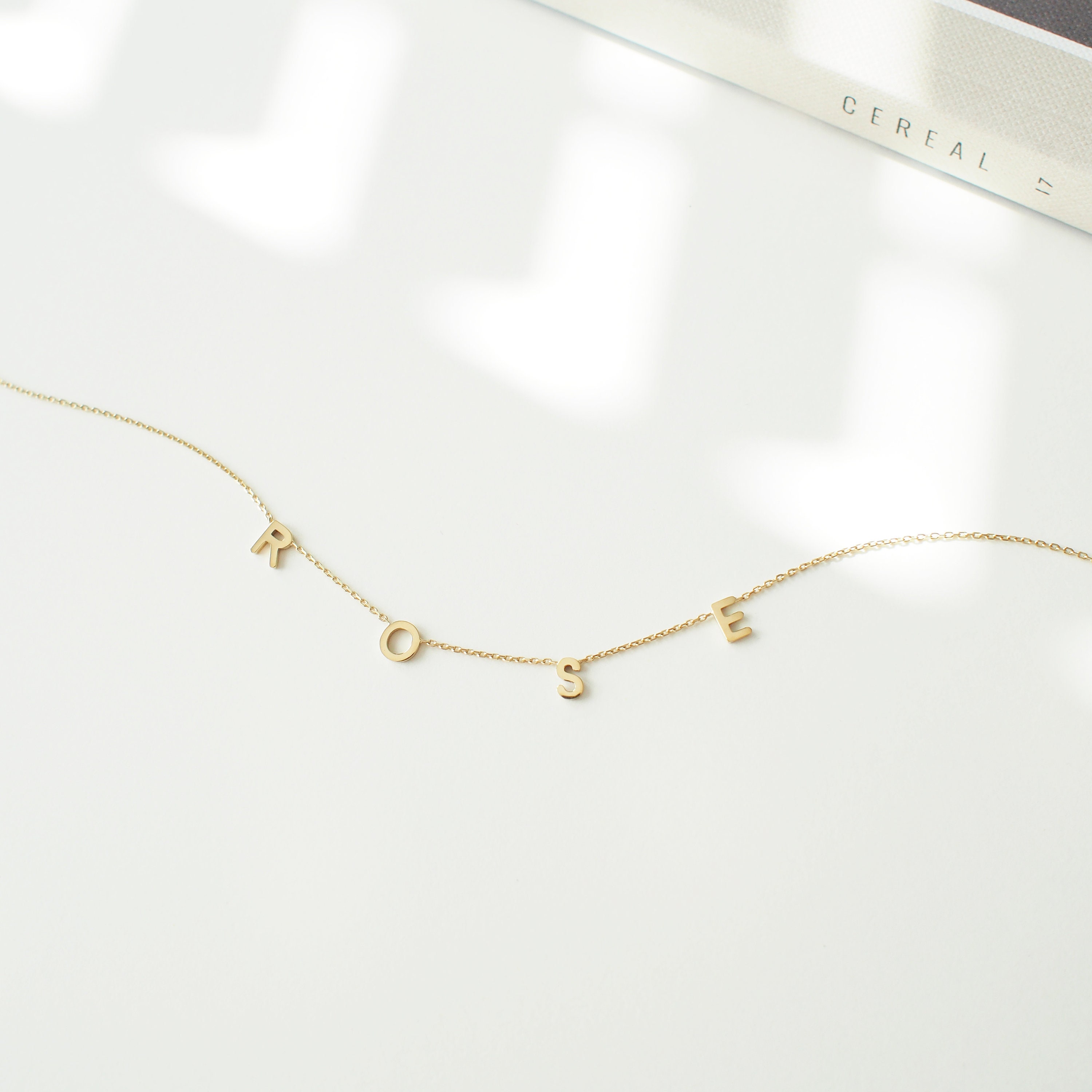 Custom Letter Necklace Initial Necklace 