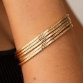 Custom Engraved Cuff Bracelet by GracePersonalized - Personalized Message Cuff Bracelet - Dainty Affirmation Bracelet  *REBECCA BRACELET*