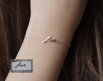 Actual Handwriting Bracelet - Personalized Memorial Signature Bracelet - Handwriting Wedding Jewelry - Mother's Gift LA03