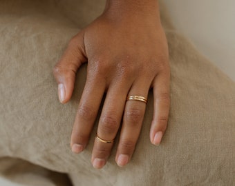 Dainty Stacking Name Ring by Grace Personalized - Custom