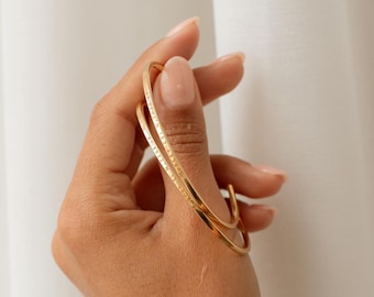 Dainty Cuff Coordinates Bracelet - Custom Layering Jewelry - Meaningful Gift for Her | Grace Personalized