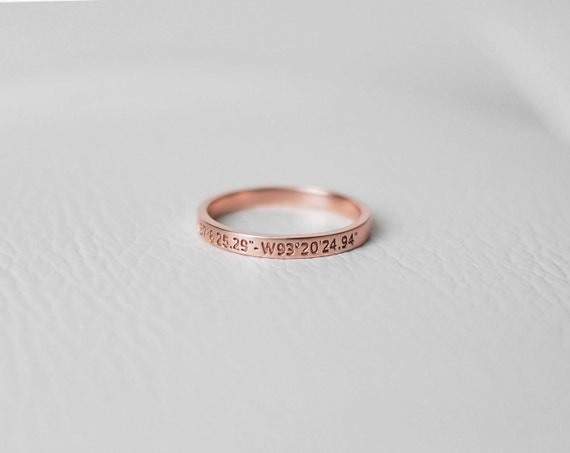 Etsy coordinates ring sale