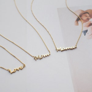 Mama ketting van GracePersonalized Moeder ketting Delicate Mama ketting Minimale ketting voor moeders Klaar voor verzending NATALIA KETTING afbeelding 7