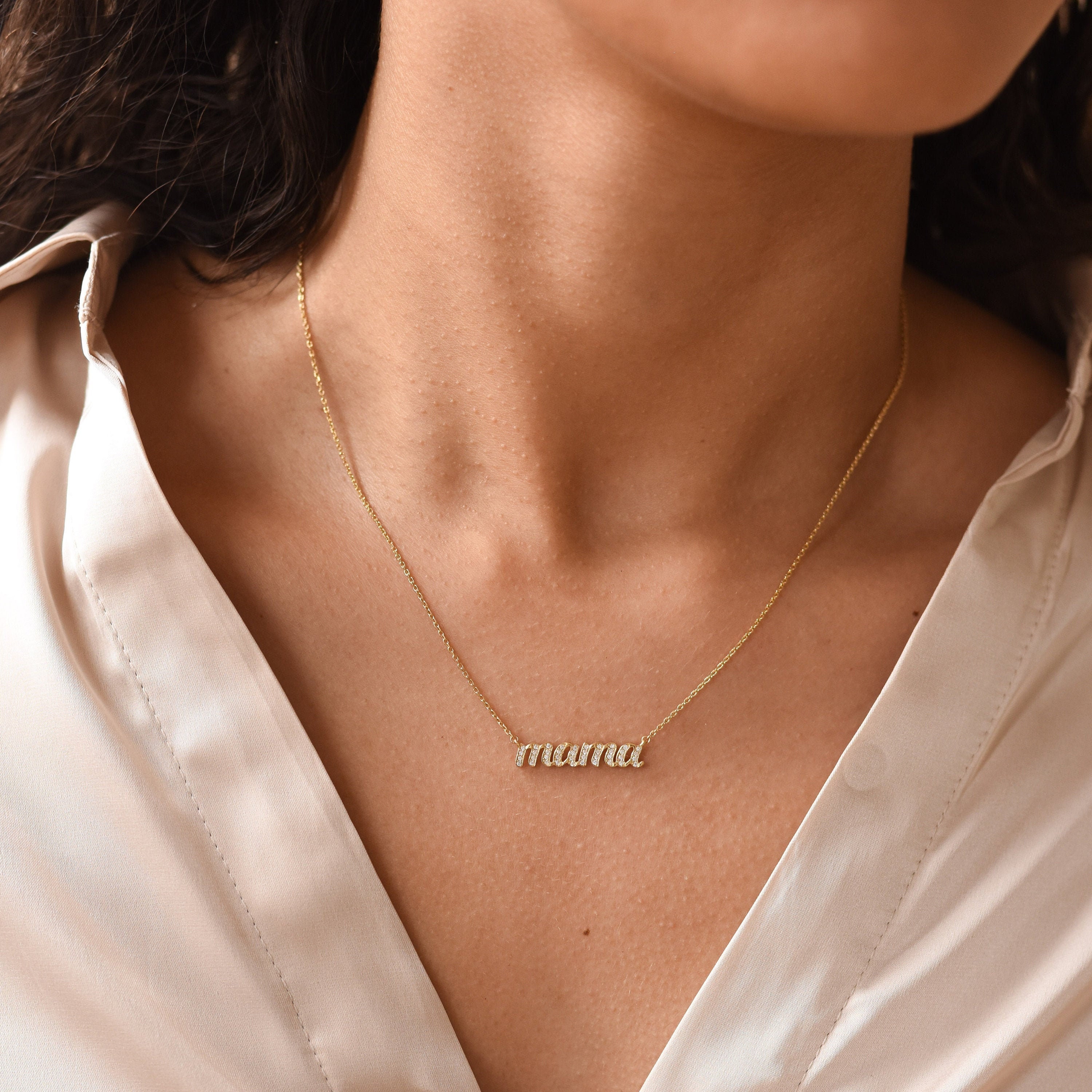 Etsy mama necklace discount