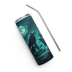 Werewolves Howling At Moon 20oz Tumbler