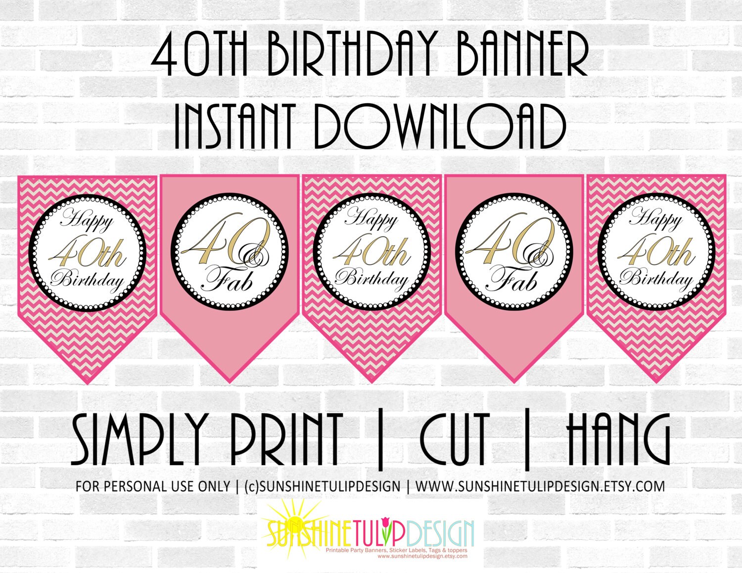 printable-40th-birthday-banner-printable-40-and-fab-birthday-etsy