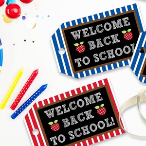 Druckbare Lehrer Wertschätzung Tags | Willkommen zurück in der Schule Geschenkanhänger | PTA Back to School Anhänger | SOFORTIGER DOWNLOAD | Digitaler Download