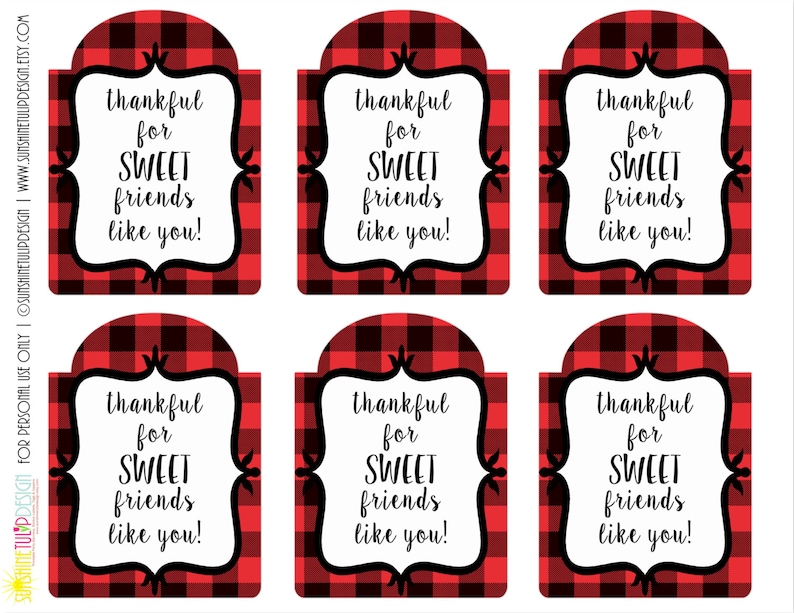 Printable Grateful for Lovable Mates Reward Tags, Printable Reward Tags, Xmas Present Tags as a result of SUNSHINETULIPDESIGN picture relating to Large Gift Tags Printable referred to as Printable Grateful for Cute Close friends Reward Tags, Printable Reward Tags, Xmas Reward Tags by means of SUNSHINETULIPDESIGN