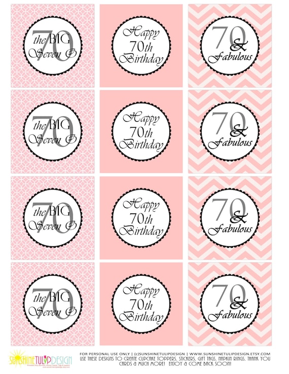 printable-70th-birthday-rose-quartz-cupcake-toppers-70th-birthday-rose