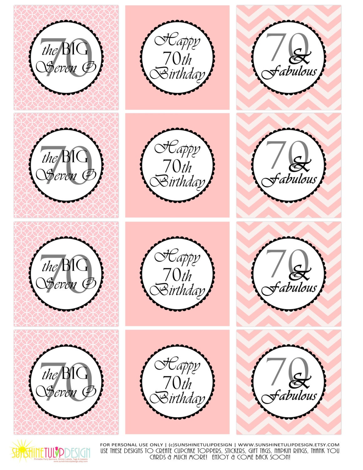 printable-70th-birthday-rose-quartz-cupcake-toppers-70th-etsy