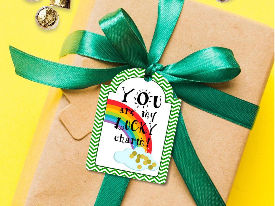 Printable Lucky Charm Gift Tags | St Patrick's Day Gift Tags | Teacher ...