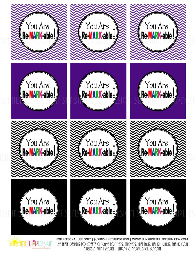 Printable Trainer Appreciation Reward Tags Stickers Labels and Cupcake Topper Do it yourself as a result of SUNSHINETULIPDESIGN graphic about Printable Teacher Gift Tags referred to as Printable Trainer Appreciation Reward Tags Stickers Labels and Cupcake Topper Do-it-yourself via SUNSHINETULIPDESIGN
