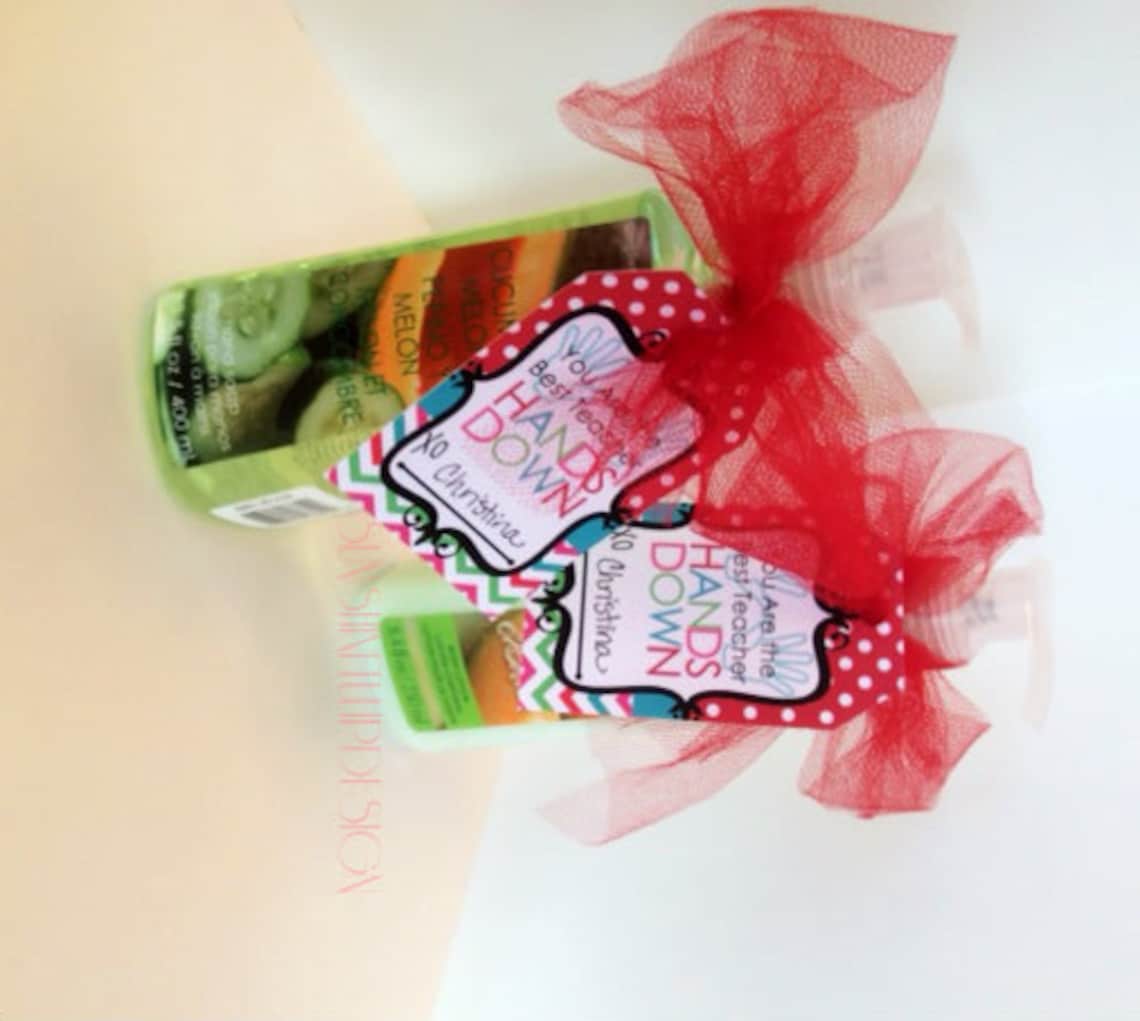 Printable Teacher Appreciation Soap Gift Tags Printable Best Etsy