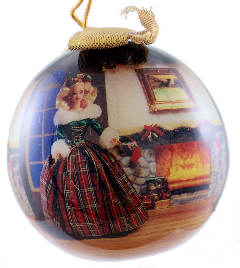 1997 Matrix Barbie Christmas Ornament 3.25 Inch Diameter