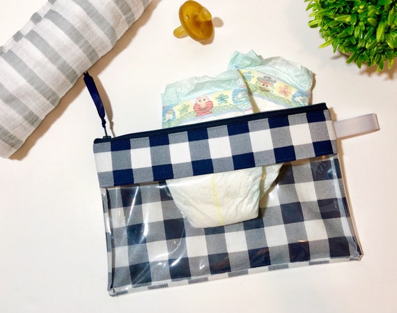 buffalo plaid diaper bag