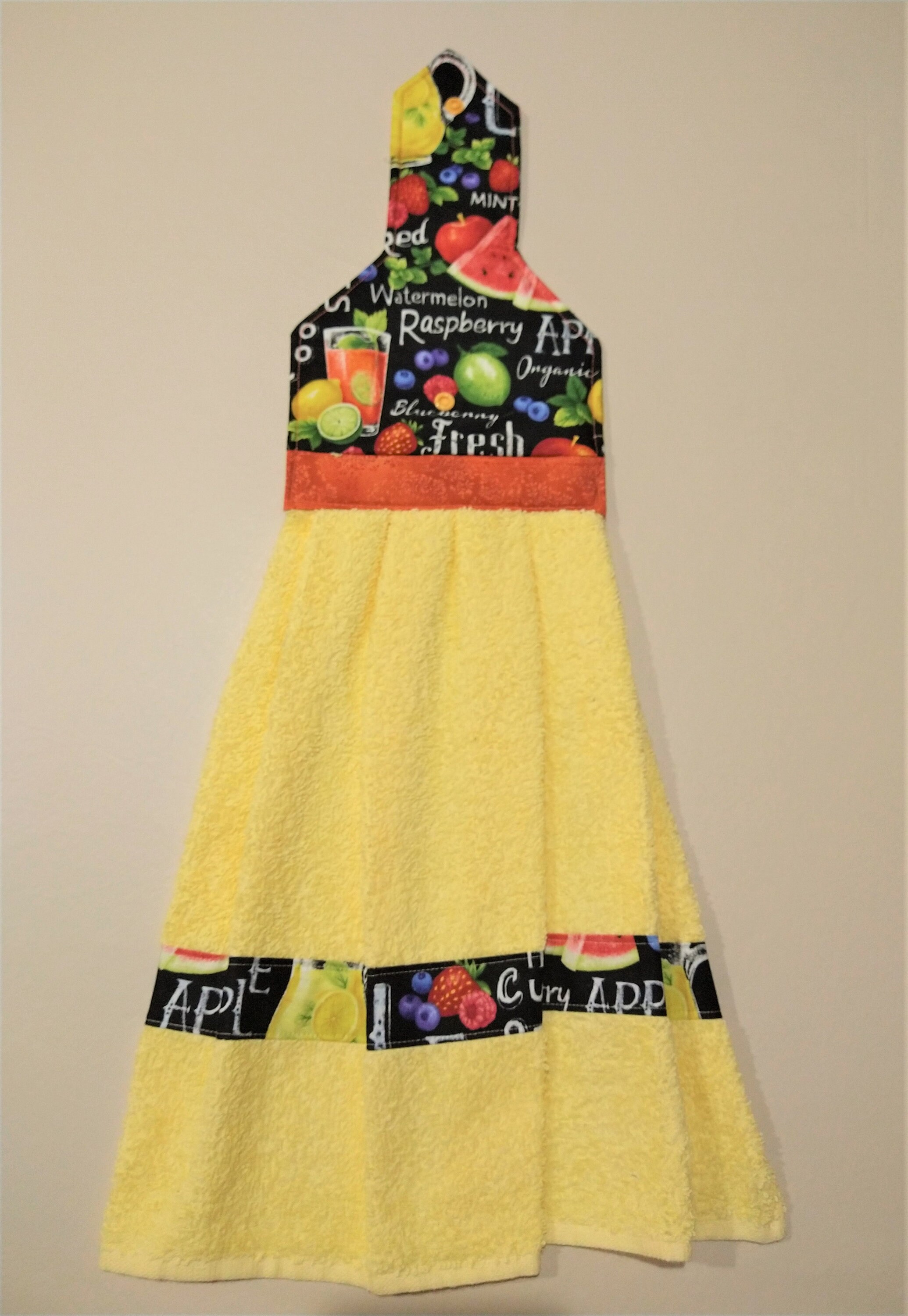 Kitchen Towel Hanging Towel Decorative Kitchen Towel Etsy