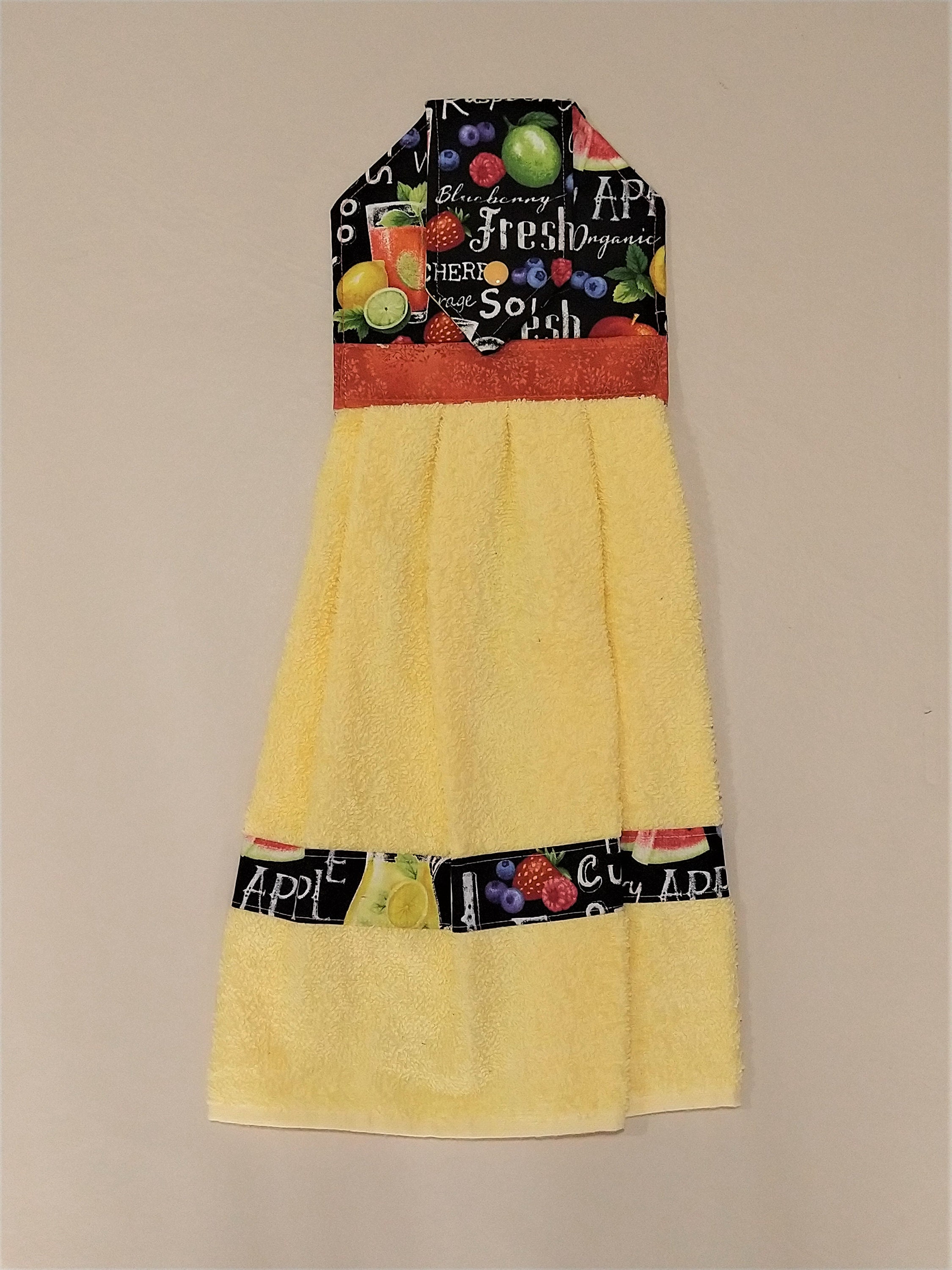 Kitchen Towel Hanging Towel Decorative Kitchen Towel Etsy