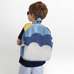 Sac à dos nuage, sac à dos personnalisé pour tout-petit, sac à dos pour enfants, sac à dos fait main, sac à dos de conte de fées, sac licorne
