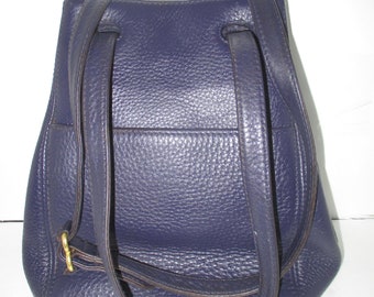 Vintage Coach Sonoma Brown  Customized in Dark Purple  Leather Shoulder Bag. Made in Italy .# D7E - 4923.