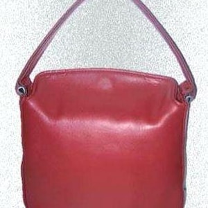 Vintage Coach Whitney RED Mini Hobo Purse #9181 Made in USA.Rare.