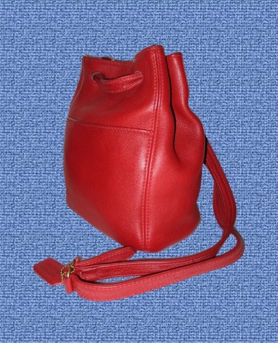 Vintage Coach Sonoma Red Leather Shoulder Bag .made in Costa Rica .ID G8P 4923 Etsy Ireland