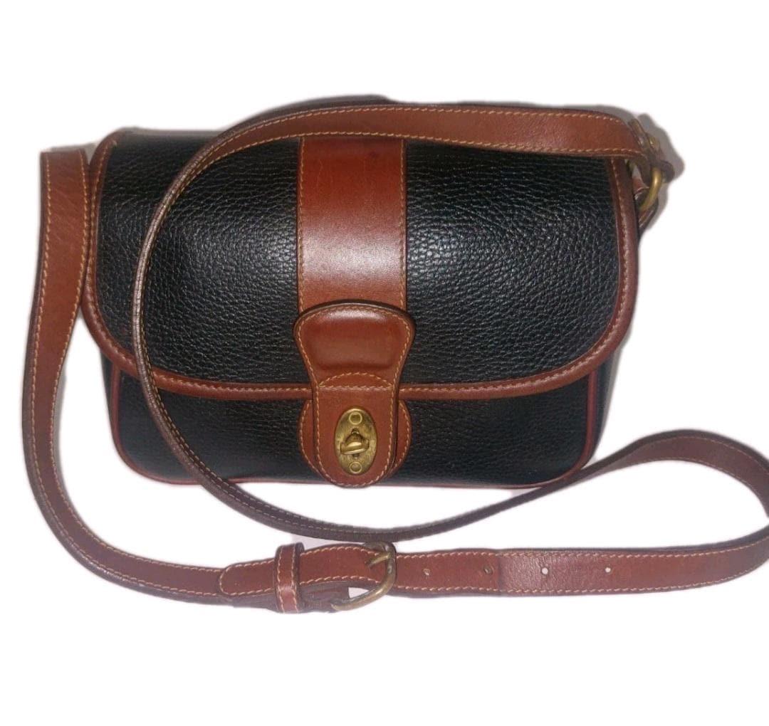 バッグ Rare Vintage Coach Sheridan Mayfield Bag COACH Vintage Sheridan Mayfield Bag in Black & Tan - Style